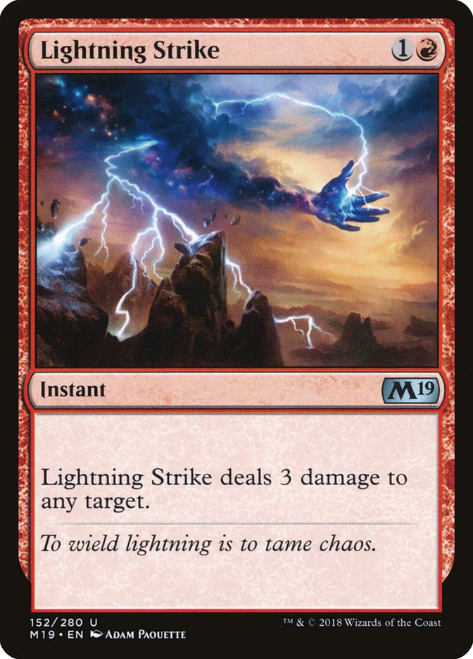 Lightning Strike [Core Set 2019] | Shuffle n Cut Hobbies & Games