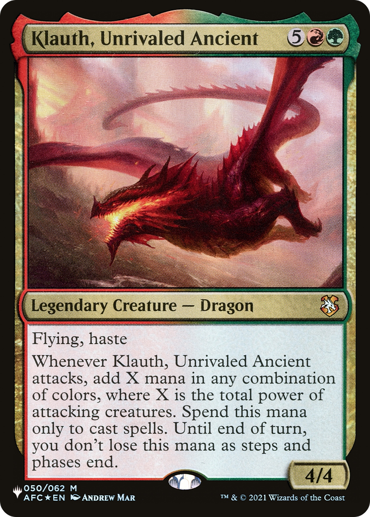 Klauth, Unrivaled Ancient [The List] | Shuffle n Cut Hobbies & Games
