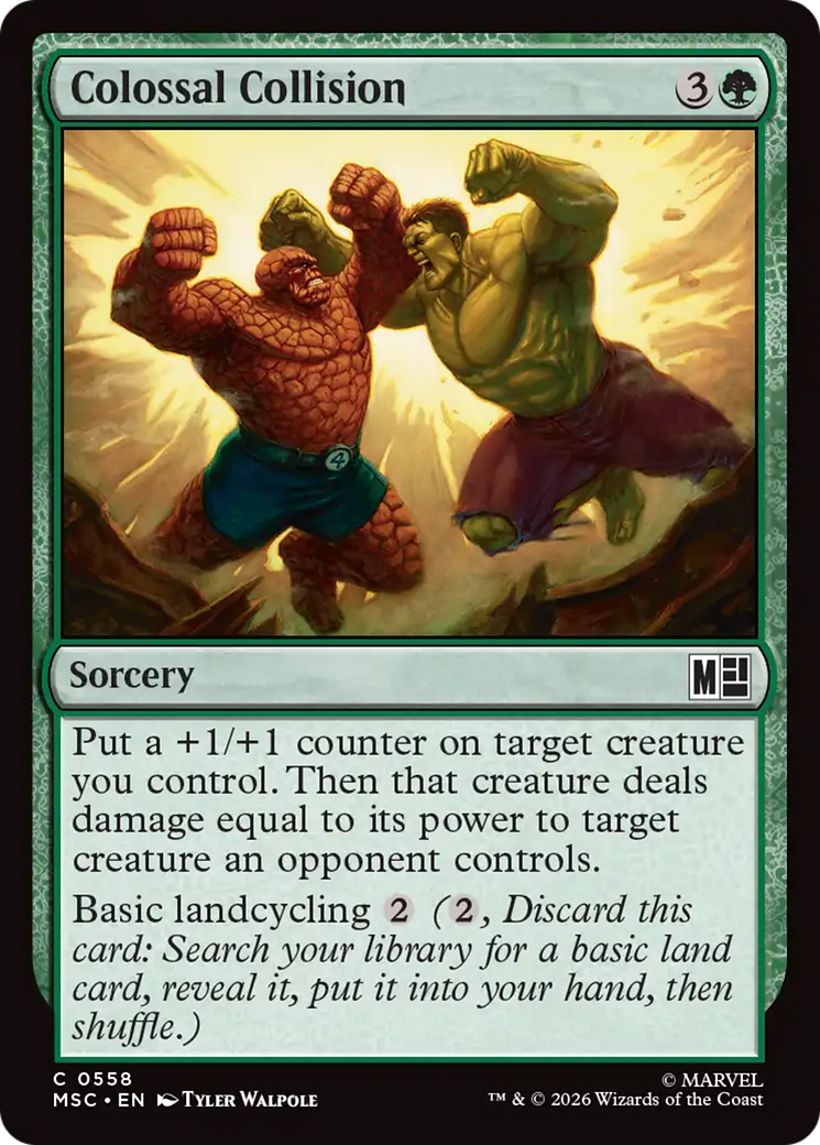 Colossal Collision [Marvel Super Heroes Commander] | Shuffle n Cut Hobbies & Games
