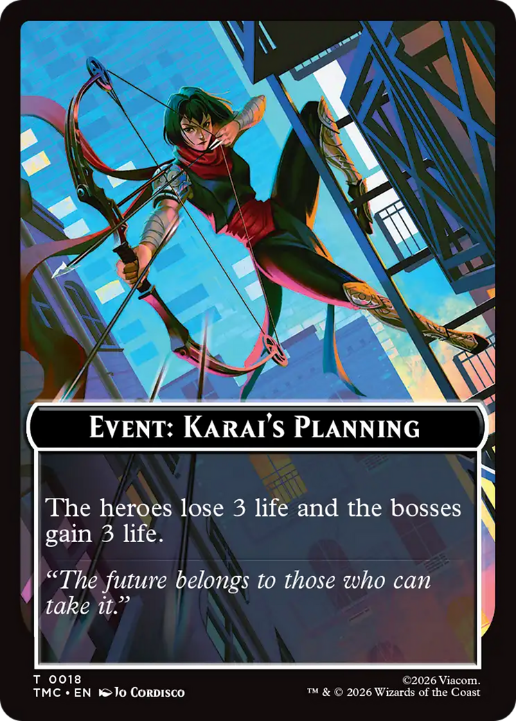 Event: Karai's Planning [Teenage Mutant Ninja Turtles Commander Tokens] | Shuffle n Cut Hobbies & Games