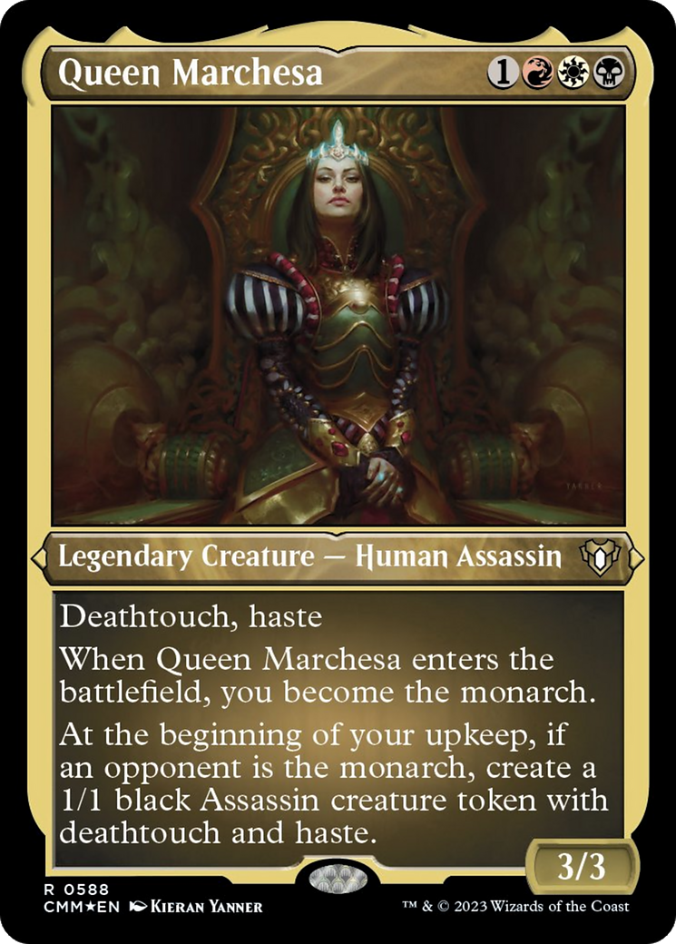 Queen Marchesa (Foil Etched) [Commander Masters] | Shuffle n Cut Hobbies & Games
