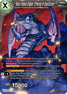 Black Smoke Dragon, Offering of Destruction (Uncommon) (BT13-124) [Supreme Rivalry] | Shuffle n Cut Hobbies & Games