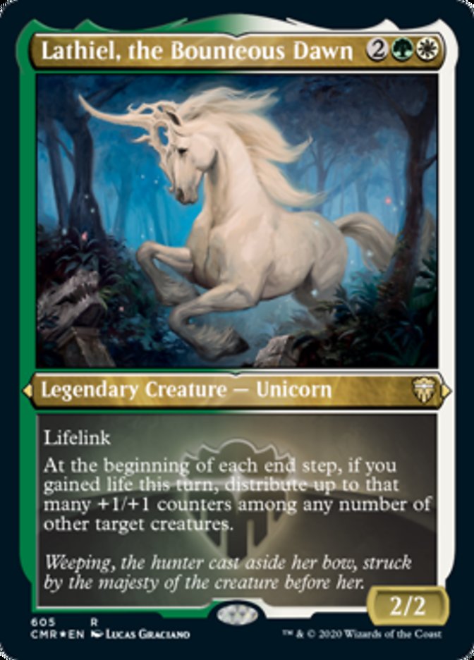 Lathiel, the Bounteous Dawn (Etched) [Commander Legends] | Shuffle n Cut Hobbies & Games