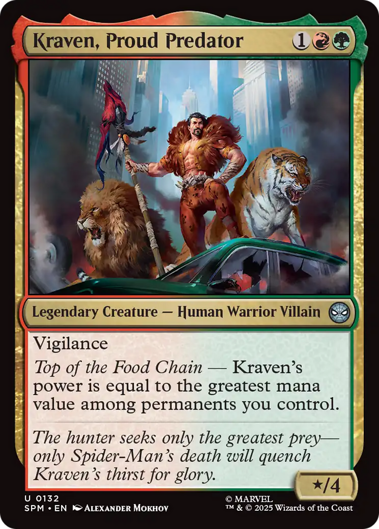 Kraven, Proud Predator [Marvel's Spider-Man] | Shuffle n Cut Hobbies & Games