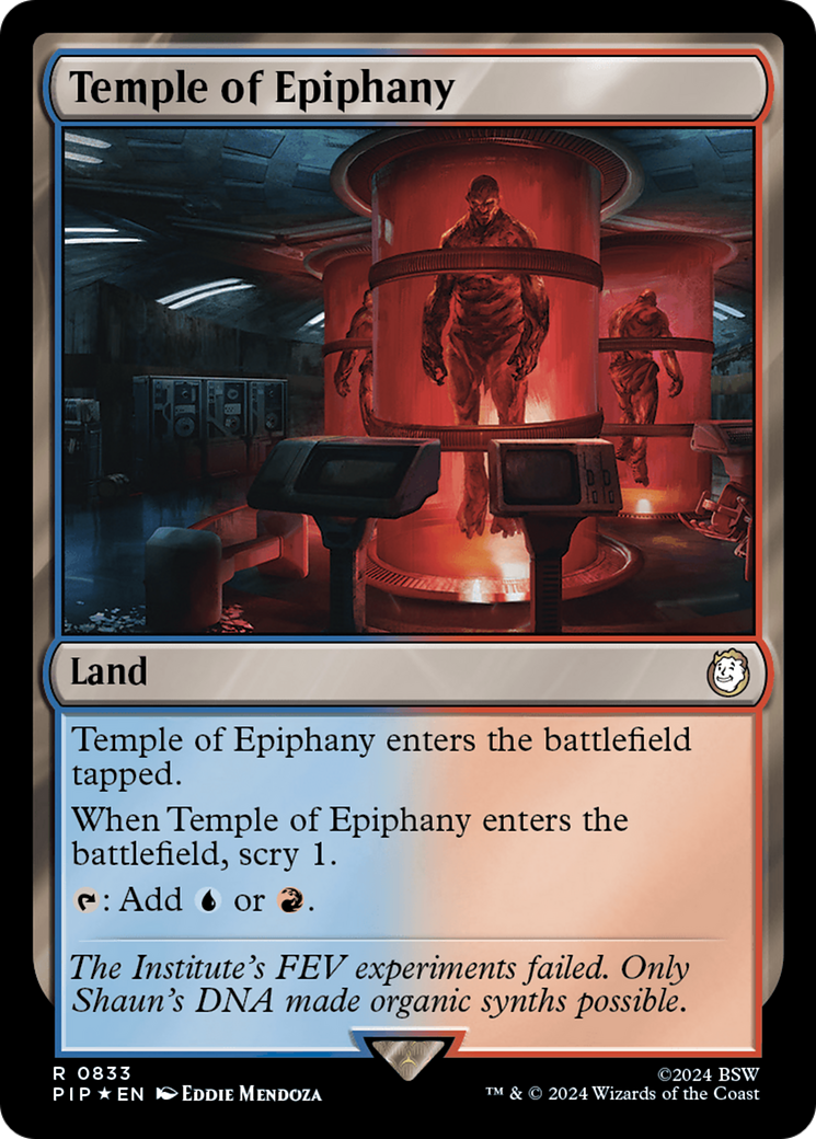 Temple of Epiphany (Surge Foil) [Fallout] | Shuffle n Cut Hobbies & Games
