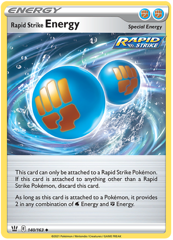 Rapid Strike Energy (140/163) [Sword & Shield: Battle Styles] | Shuffle n Cut Hobbies & Games