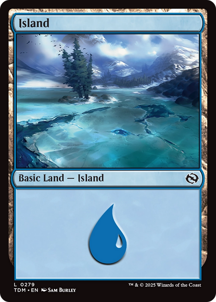 Island (0279) [Tarkir: Dragonstorm] | Shuffle n Cut Hobbies & Games