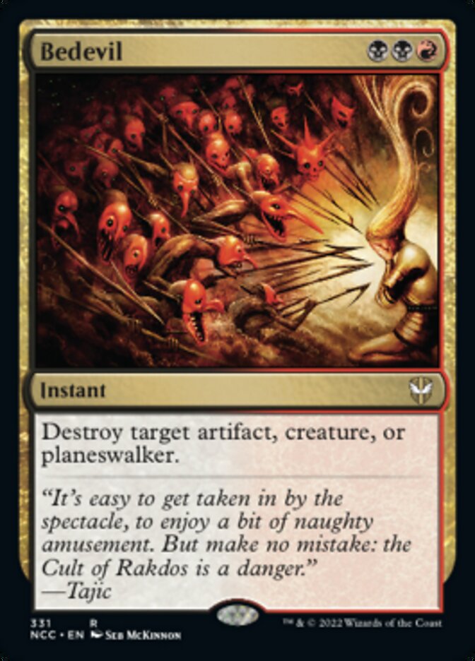 Bedevil [Streets of New Capenna Commander] | Shuffle n Cut Hobbies & Games