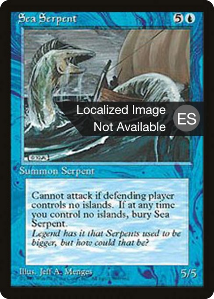 Sea Serpent [Fourth Edition Foreign Black Border] | Shuffle n Cut Hobbies & Games
