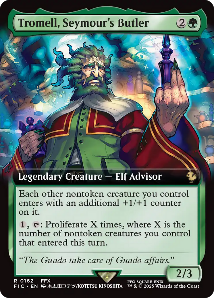 Tromell, Seymour's Butler (Extended Art) [FINAL FANTASY Commander] | Shuffle n Cut Hobbies & Games