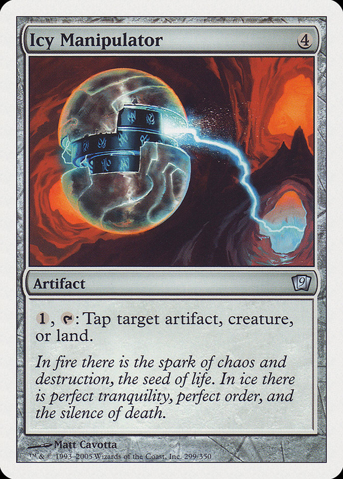 Icy Manipulator (9th Edition) [Oversize Cards] | Shuffle n Cut Hobbies & Games