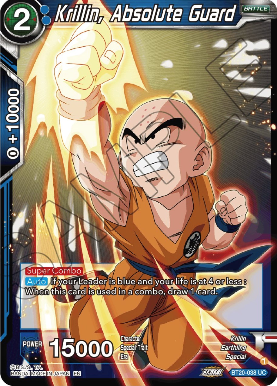 Krillin, Absolute Guard (BT20-038) [Power Absorbed] | Shuffle n Cut Hobbies & Games