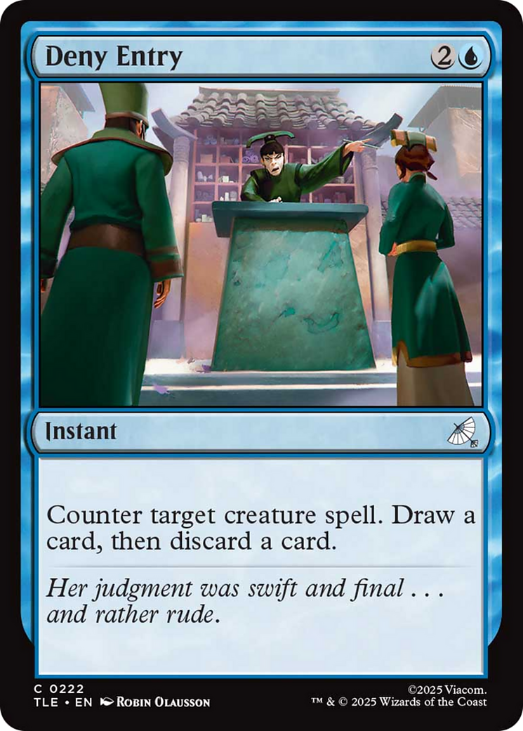 Deny Entry [Avatar: The Last Airbender: Eternal-Legal] | Shuffle n Cut Hobbies & Games