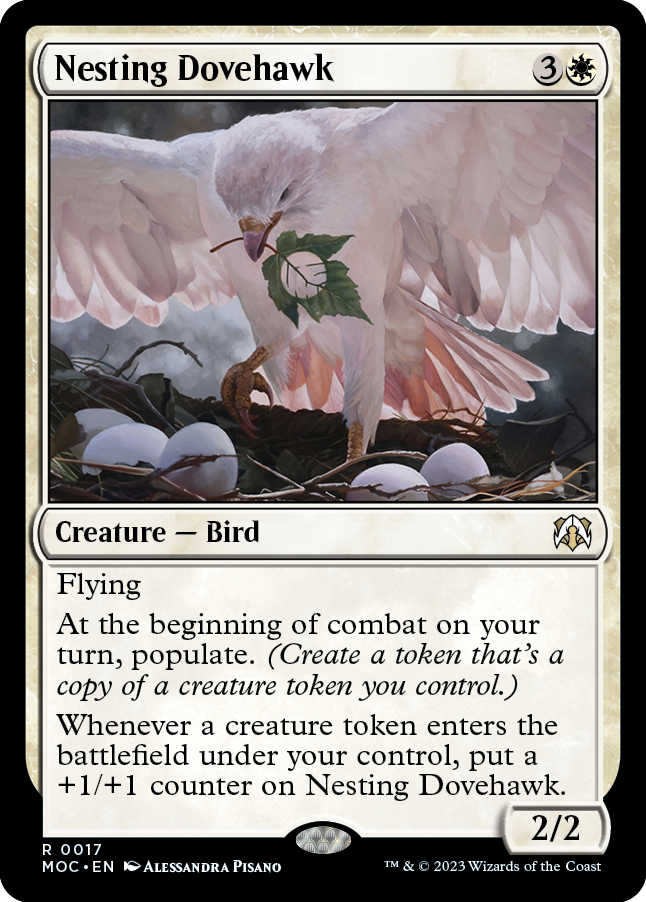 Nesting Dovehawk [March of the Machine Commander] | Shuffle n Cut Hobbies & Games