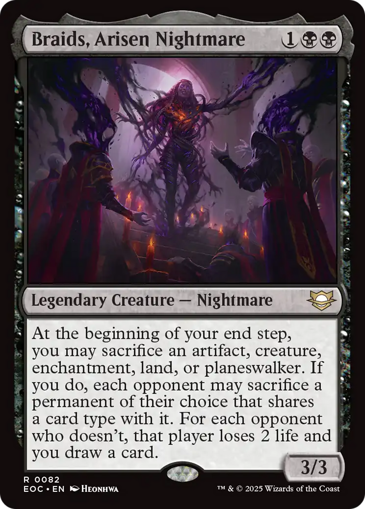 Braids, Arisen Nightmare [Edge of Eternities Commander] | Shuffle n Cut Hobbies & Games