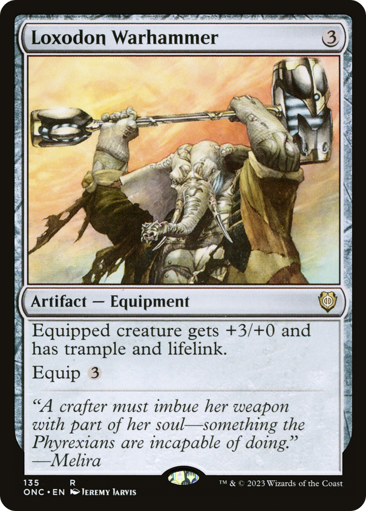 Loxodon Warhammer [Phyrexia: All Will Be One Commander] | Shuffle n Cut Hobbies & Games