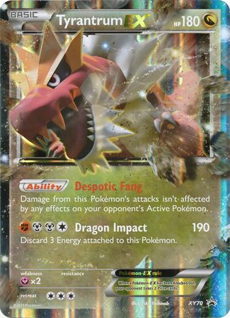 Tyrantrum EX (XY70) (Jumbo Card) [XY: Black Star Promos] | Shuffle n Cut Hobbies & Games