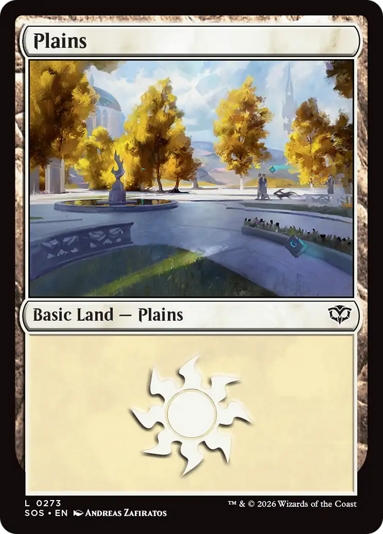 Plains (0273) [Secrets of Strixhaven] | Shuffle n Cut Hobbies & Games