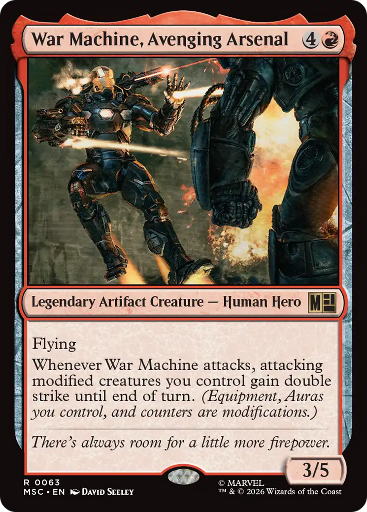 War Machine, Avenging Arsenal [Marvel Super Heroes Commander] | Shuffle n Cut Hobbies & Games