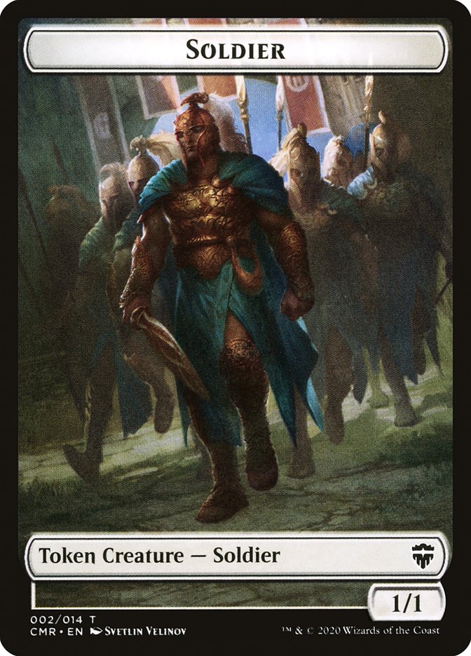 Soldier // Thrull Double-Sided Token [Commander Legends Tokens] | Shuffle n Cut Hobbies & Games