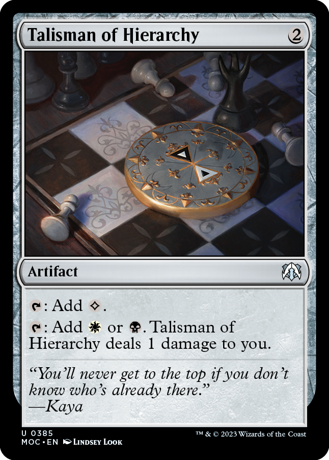 Talisman of Hierarchy [March of the Machine Commander] | Shuffle n Cut Hobbies & Games
