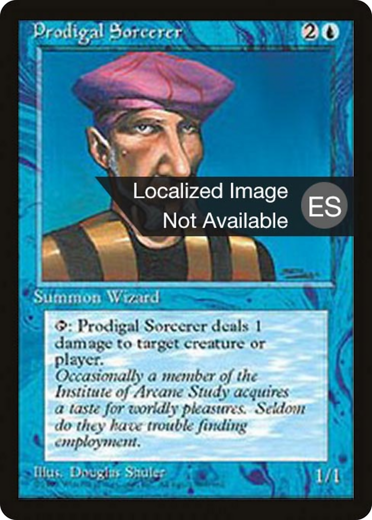 Prodigal Sorcerer [Fourth Edition Foreign Black Border] | Shuffle n Cut Hobbies & Games