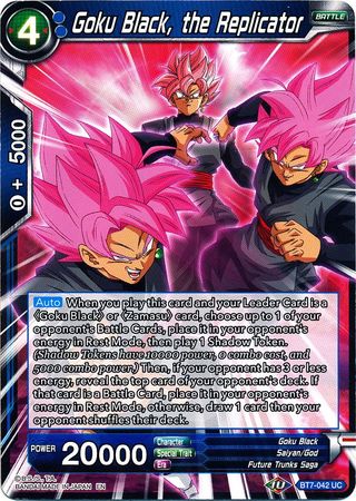 Goku Black, the Replicator (BT7-042) [Assault of the Saiyans] | Shuffle n Cut Hobbies & Games