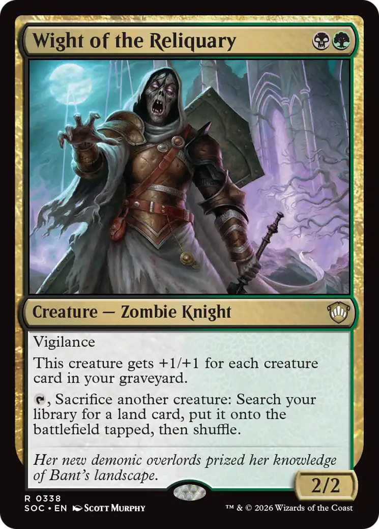 Wight of the Reliquary [Secrets of Strixhaven Commander] | Shuffle n Cut Hobbies & Games