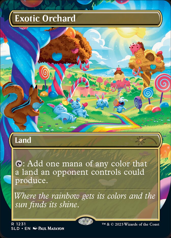 Exotic Orchard (Borderless) [Secret Lair Drop Series] | Shuffle n Cut Hobbies & Games
