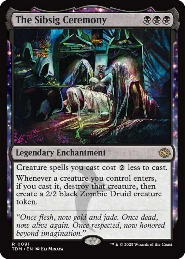 The Sibsig Ceremony [Tarkir: Dragonstorm] | Shuffle n Cut Hobbies & Games