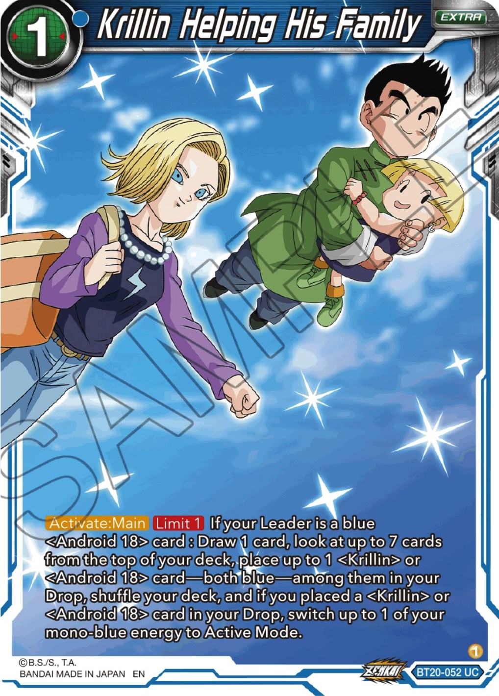 Krillin Helping His Family (BT20-052) [Power Absorbed] | Shuffle n Cut Hobbies & Games
