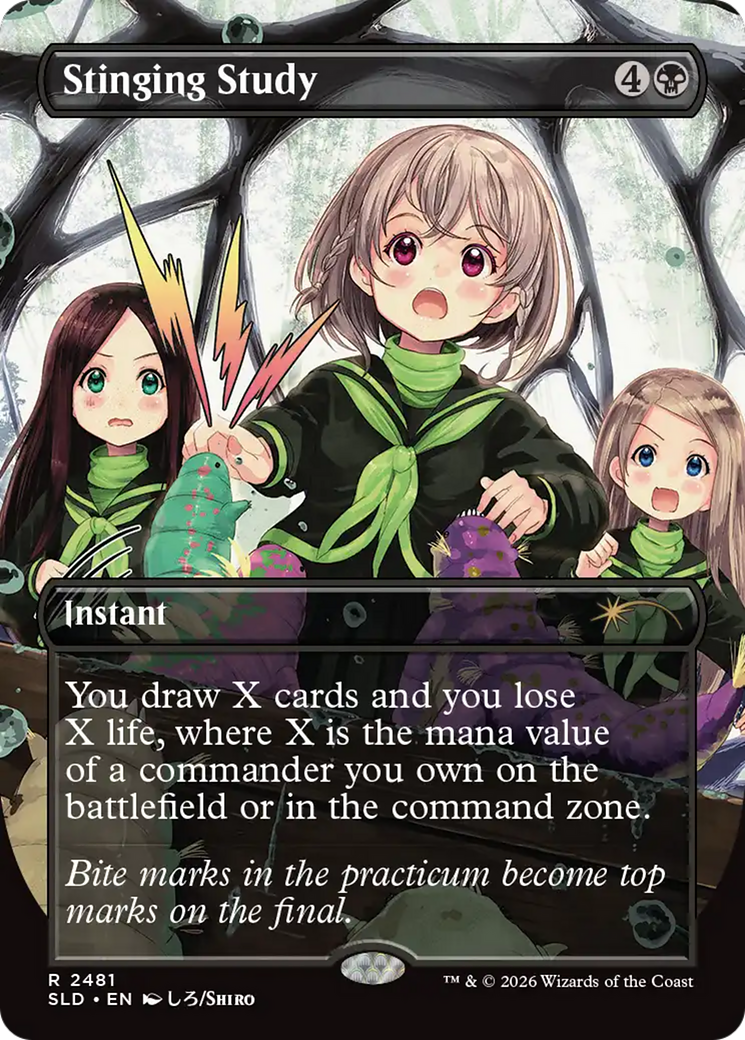 Stinging Study [Secret Lair Drop Series] | Shuffle n Cut Hobbies & Games