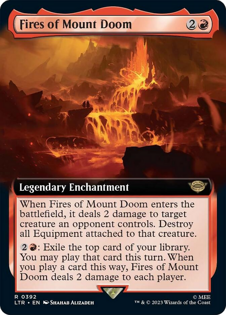 Fires of Mount Doom (Extended Art) [The Lord of the Rings: Tales of Middle-Earth] | Shuffle n Cut Hobbies & Games