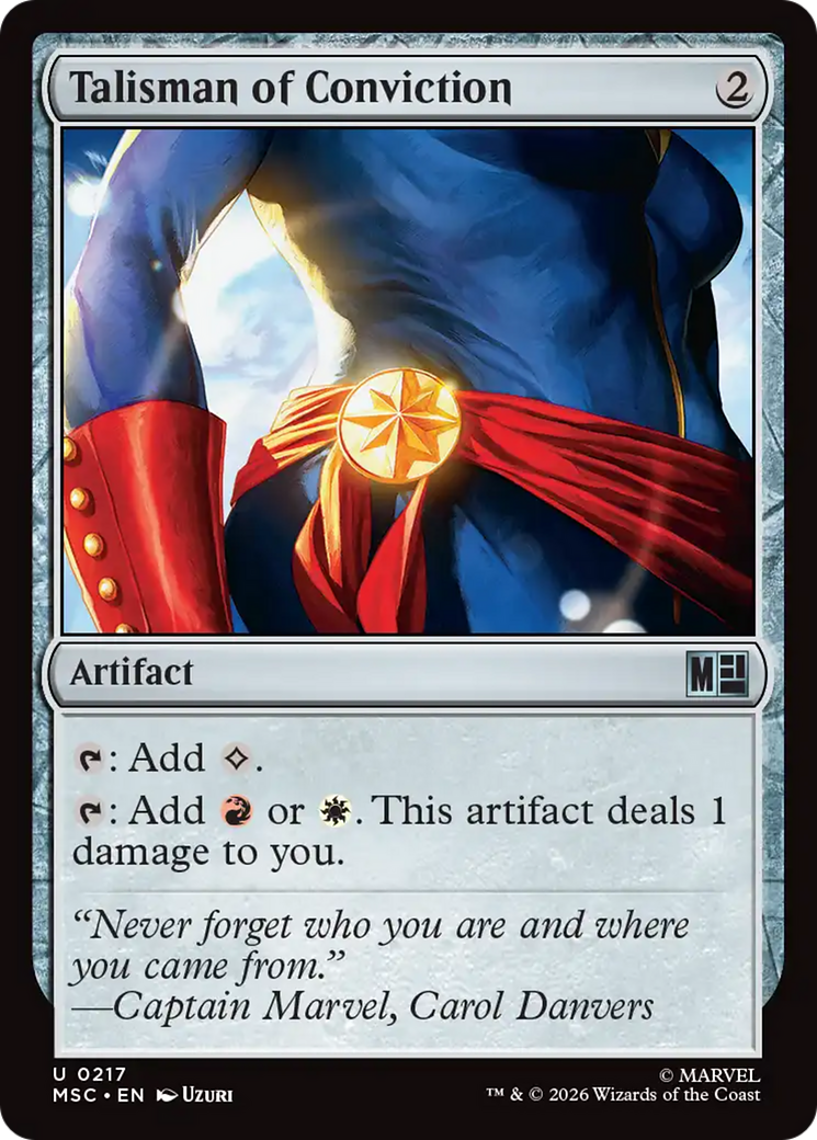 Talisman of Conviction [Marvel Super Heroes Commander] | Shuffle n Cut Hobbies & Games