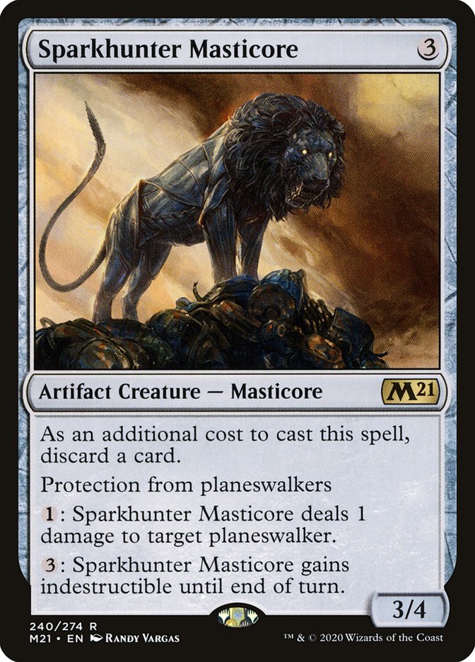 Sparkhunter Masticore [Core Set 2021] | Shuffle n Cut Hobbies & Games