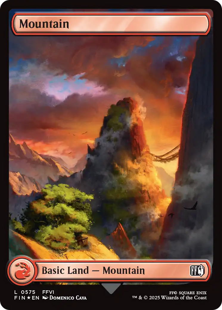 Mountain (0575) (Surge Foil) [FINAL FANTASY] | Shuffle n Cut Hobbies & Games