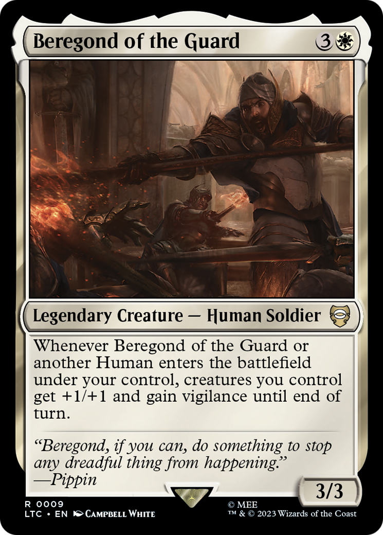 Beregond of the Guard [The Lord of the Rings: Tales of Middle-Earth Commander] | Shuffle n Cut Hobbies & Games