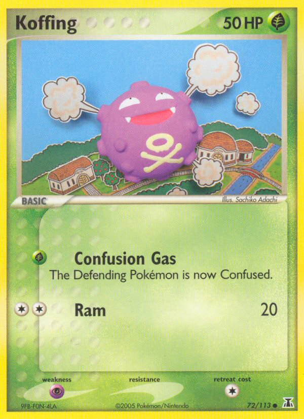 Koffing (72/113) [EX: Delta Species] | Shuffle n Cut Hobbies & Games