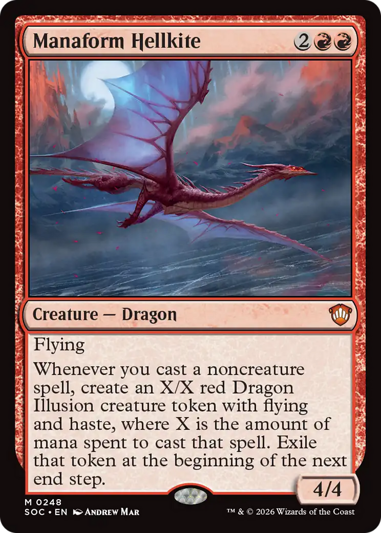 Manaform Hellkite [Secrets of Strixhaven Commander] | Shuffle n Cut Hobbies & Games
