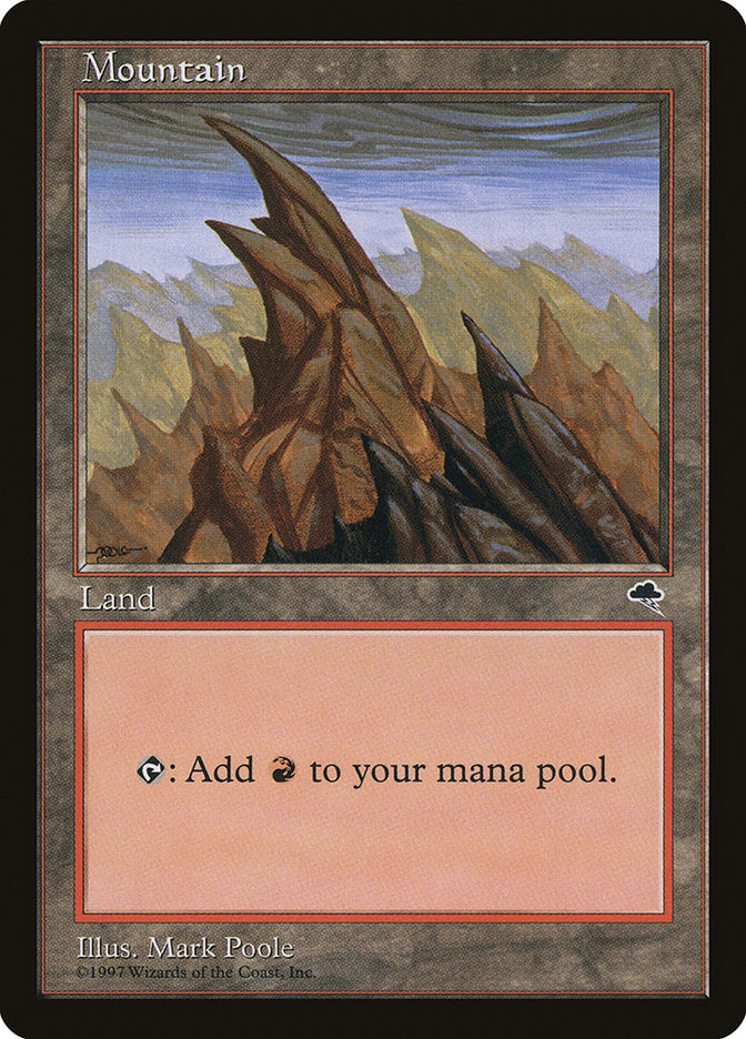 Mountain (All Peaks Pointing Left) [Tempest] | Shuffle n Cut Hobbies & Games