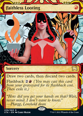 Faithless Looting (Foil Etched) [Strixhaven: Mystical Archive] | Shuffle n Cut Hobbies & Games