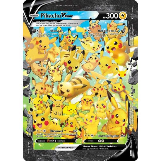 Pikachu V-UNION (Jumbo Card) [Sword & Shield: Black Star Promos] | Shuffle n Cut Hobbies & Games