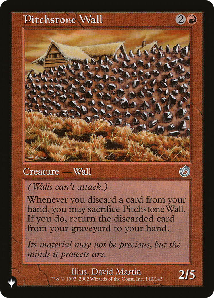 Pitchstone Wall [The List] | Shuffle n Cut Hobbies & Games