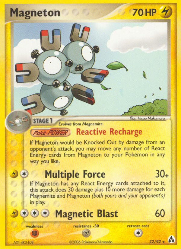 Magneton (22/92) [EX: Legend Maker] | Shuffle n Cut Hobbies & Games