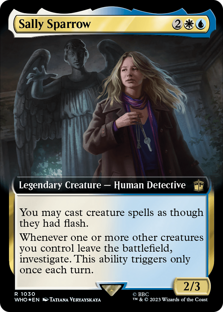 Sally Sparrow (Extended Art) (Surge Foil) [Doctor Who] | Shuffle n Cut Hobbies & Games