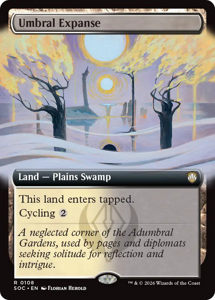 Umbral Expanse (Extended Art) [Secrets of Strixhaven Commander] | Shuffle n Cut Hobbies & Games