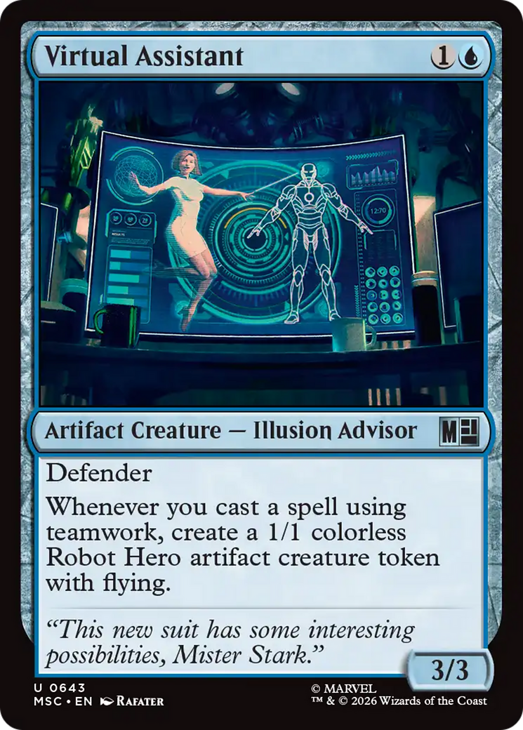 Virtual Assistant [Marvel Super Heroes Commander] | Shuffle n Cut Hobbies & Games
