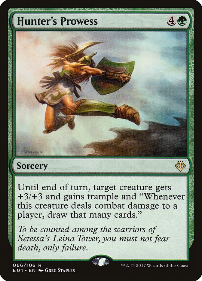 Hunter's Prowess [Archenemy: Nicol Bolas] | Shuffle n Cut Hobbies & Games