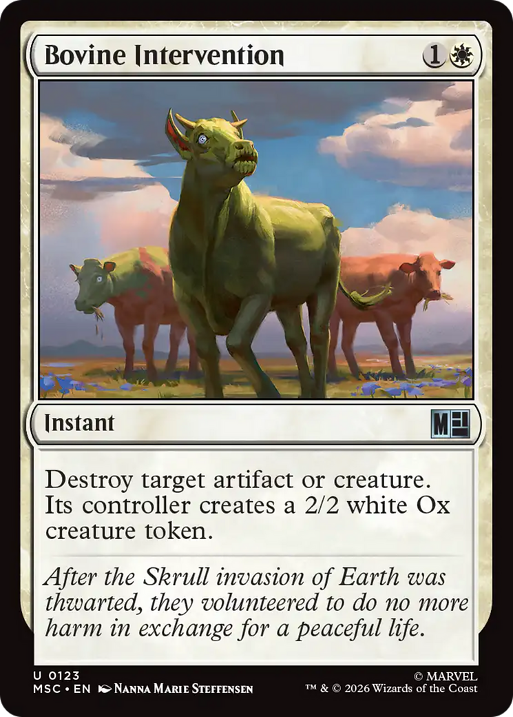 Bovine Intervention [Marvel Super Heroes Commander] | Shuffle n Cut Hobbies & Games