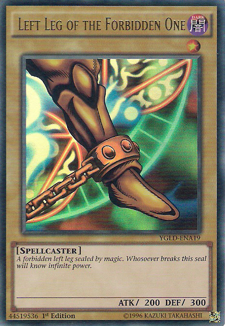 Left Leg of the Forbidden One [YGLD-ENA19] Ultra Rare | Shuffle n Cut Hobbies & Games